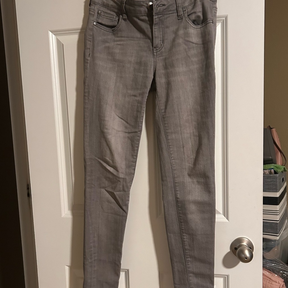 Celebrity Pink Gray Skinny Jeans